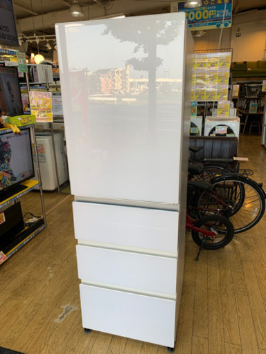 ⭐️新古品⭐️2019年製 AQUA 458L冷蔵庫 ガラストップ AQR-VZ46J アクア