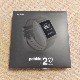 スマートウォッチ　pebble2 HR 充電台付き