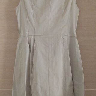 ☆新品☆　ストレッチコットン ワンピース　《リボンベルト付き》の画像
