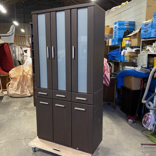 食器棚 木目調 キッチン 収納 菊E