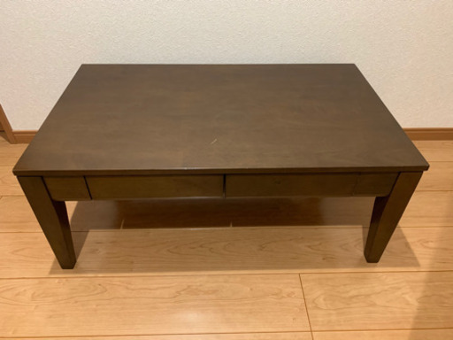 木製ローテーブル（ベルメゾン）