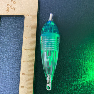 #釣具#LED水中集魚灯#電池付き#約6cm#新品#緑色×3個の画像