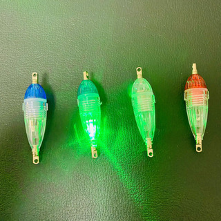 #釣具#LED水中集魚灯#電池付き#約6cm#新品#4色×4個