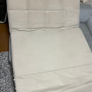 無料で譲ります。リクライニング式ソファーベッド　