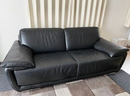 直取値引対応 札幌発 Leatherworld レザーワールド 3P 本革ソファ HTL International 200×95×85