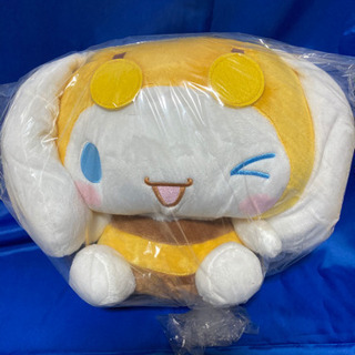 新品未使用  シナモロール ハニーBIGぬいぐるみ 口開き②