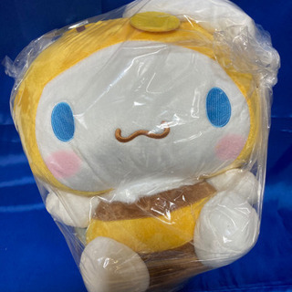 新品未使用　シナモロール　ハニーBIGぬいぐるみ　口閉じ