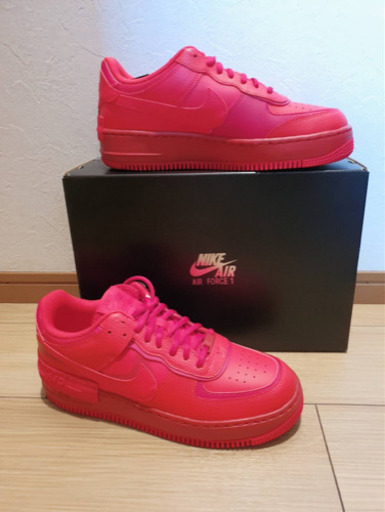 NIKE AIR Force 1 shadow オールレッド　28cm