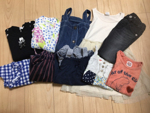 女の子100〜110㎝  服10点まとめ売り