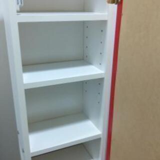 5/1まで！姿見付CDラックの画像