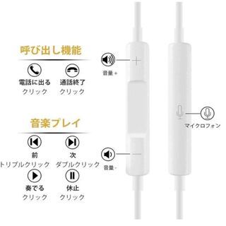 【2021新版】iPhone イヤホン 有線 イヤホン 高音質の画像