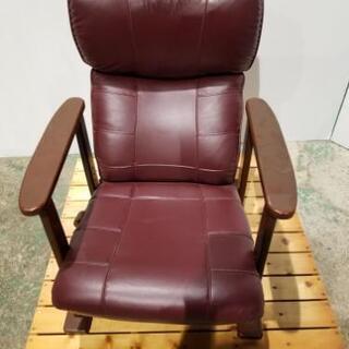 取引中も☆一人用椅子ワインレッド☆