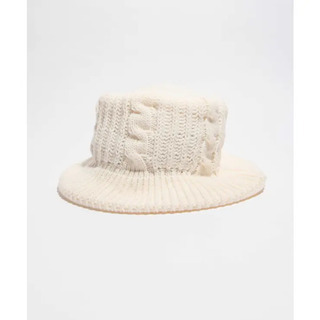 新品未使用　WEGO　 ニットバケットハット　オフホワイトの画像