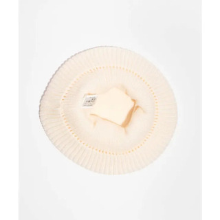 新品未使用　WEGO　 ニットバケットハット　オフホワイトの画像