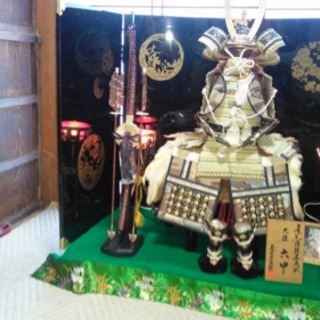 鎧兜一式　屏風　刀　弓の画像