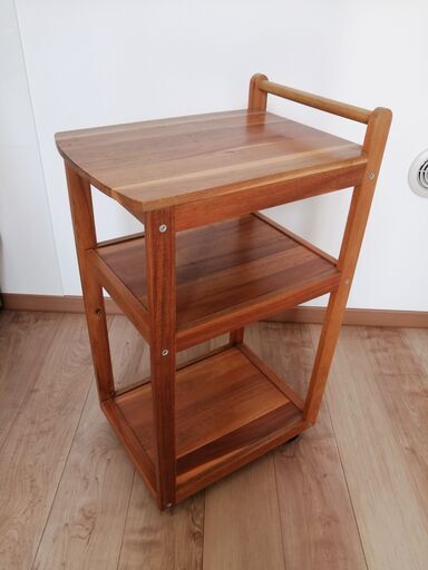 IKEA RANSBY 木製キッチンワゴン