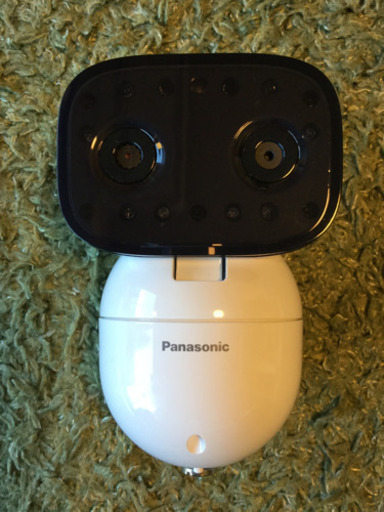 【美品•中古】パナソニック　ベビーモニター　KX-HC705-W