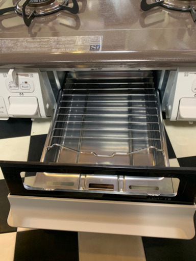 【リサイクルサービス八光　田上店　安心の3か月保証　配達・設置OK】パロマ ガステーブルコンロ片面焼グリル（右強火力・プロパンガス) PA-N41BHA-R-LPG