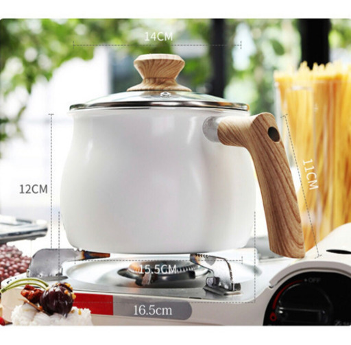 【新品未使用】マルチポット Lサイズ 16cm 3L ホワイト万能鍋 揚げ鍋 グリル鍋