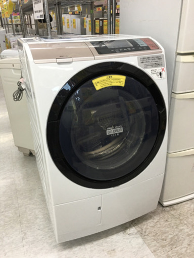 キレイな日立の10キロドラム式洗濯機　2018年製