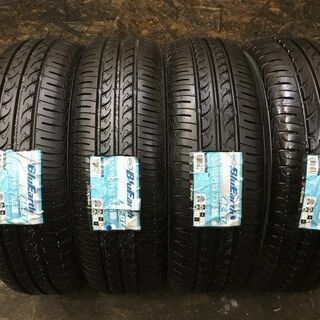 新品 YOKOHAMA BluEarth AE-01 155/65R13 13インチ 夏タイヤ 4本 ネイキッド ワゴンR ライフ ゼスト等　(MTF90) クレジットカード QR決済可能