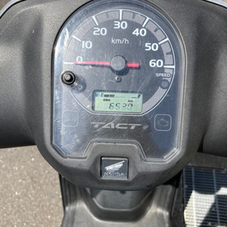ホンダ！タクト！走行6500キロ！自賠責付き！の画像
