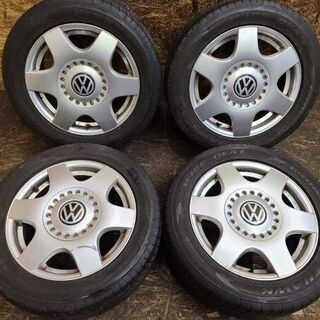 【輸入タイヤ 205/55R16】夏タイヤ【VW ニュービートル 純正ホイール 16インチ 6.5J5HPCD100+42】2016年製　(MTB94) クレジットカード QR決済可能
