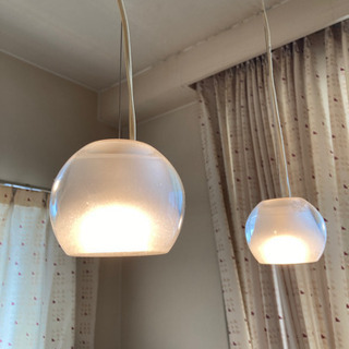 お洒落な吊り下げライトの画像