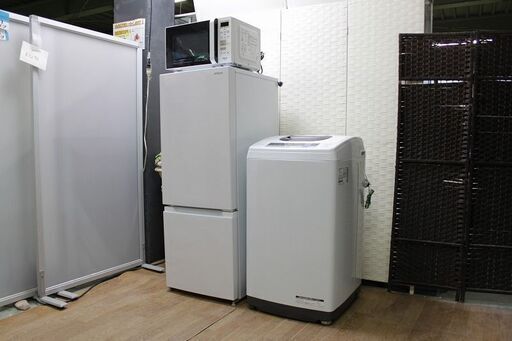 ｈ日立　冷蔵庫154L／洗濯機5.0㎏／電子レンジ　3点セット　自社配送エリア限定 2019年製 HITACHI 家電セット 店頭引取大歓迎♪ R3253)