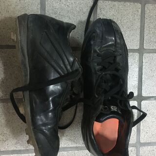 Asics　野球スパイク(黒)　23.5センチ