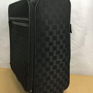 キャリーケース スーツケース 黒/ブラック 旅行鞄 キャスター付 バッグの画像