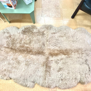 🧺🛋ニチロー ムートン 高級ラグ🪟格安です‼️