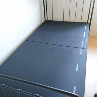 売約済 パイプベッド　黒　引き取り限定の画像