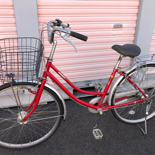 No.199【LEDオートライト,内装3段変速】★激安★ 中古自転車 ママチャリ  26インチ 軽整備済み 安い 防犯登録 藤沢 横浜 神奈川の画像