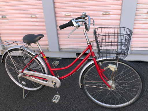 No.199【LEDオートライト,内装3段変速】★激安★ 中古自転車 ママチャリ  26インチ 軽整備済み 安い 防犯登録 藤沢 横浜 神奈川