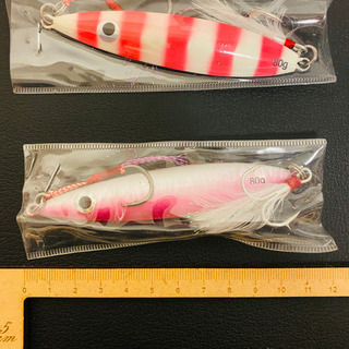 #釣具#メタルジグ#80g#約11cm#新品#2個の画像