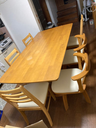 6人用 ダイニングテーブル 椅子 6脚
