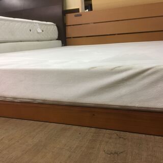 【愛品館市原店】ロータイプダブルベッド【管理IGB017403-105】