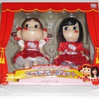 不二家ペコちゃん＆あっちゃんコラボ記念人形★前田敦子◆当選・非売品・未開封・新品★企業キャラクター◎の画像