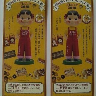 ◆不二家の抽選プレゼント復刻版レトロペコちゃん人形(2010年)...