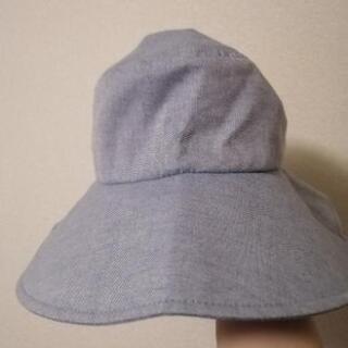UPF50+　薄いブルー色の帽子　新品未使用品