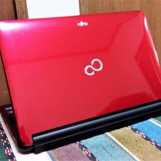💖FUJITSU/ルビーレッド✨/10キー付きKB/高性能🆙Co...