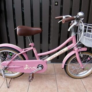美品　子ども用自転車16インチ　ピンク