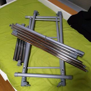 【美中古品】押入れハンガーラック　2段の画像