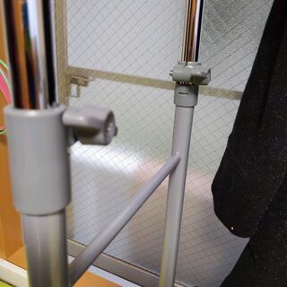 【美中古品】押入れハンガーラック　2段の画像