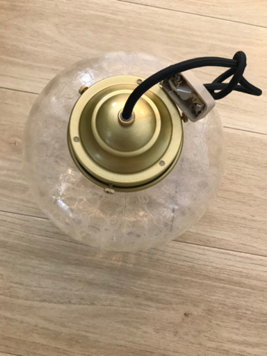 オシャレな照明 ひび割れ加工
