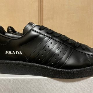 PRADA × ADIDAS SUPER STAR "BLACK/CORE BLACK-CLACK"スーパースター プラダの画像