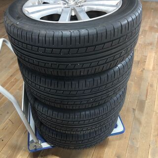プラクティバ　215/55r17 24年製　美品　バリ山 ☆バリ山☆215/55R17ヨコハマ夏タイヤ＆アルミ【スバル・フォレスター
