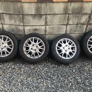 アルミ付きスタッドレス4本セット❗️