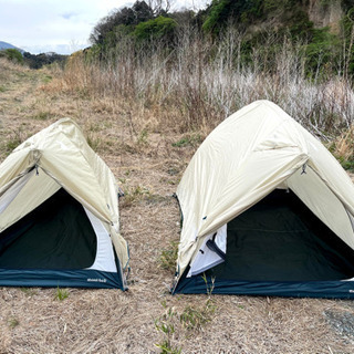 キャンプ用の焚き火台、テントを貸し出し致します。
